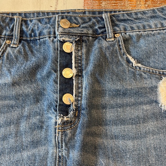 Vera Moda Denim Skirt size Large - Picture 3 of 9